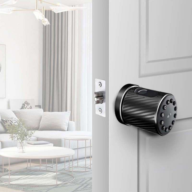 MIAMI BLACK încuietoare smart cu amprentă, Bluetooth, WiFi, cod PIN, card RFID, cheie 2