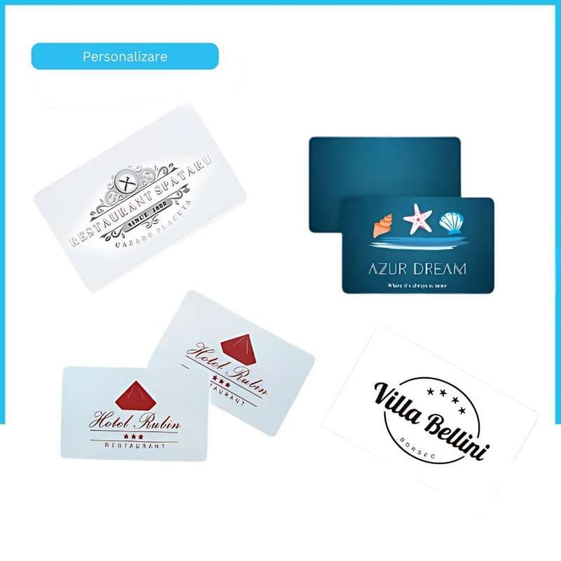 Card RFID, 13,56 Mhz, Alb, Personalizabil 2
