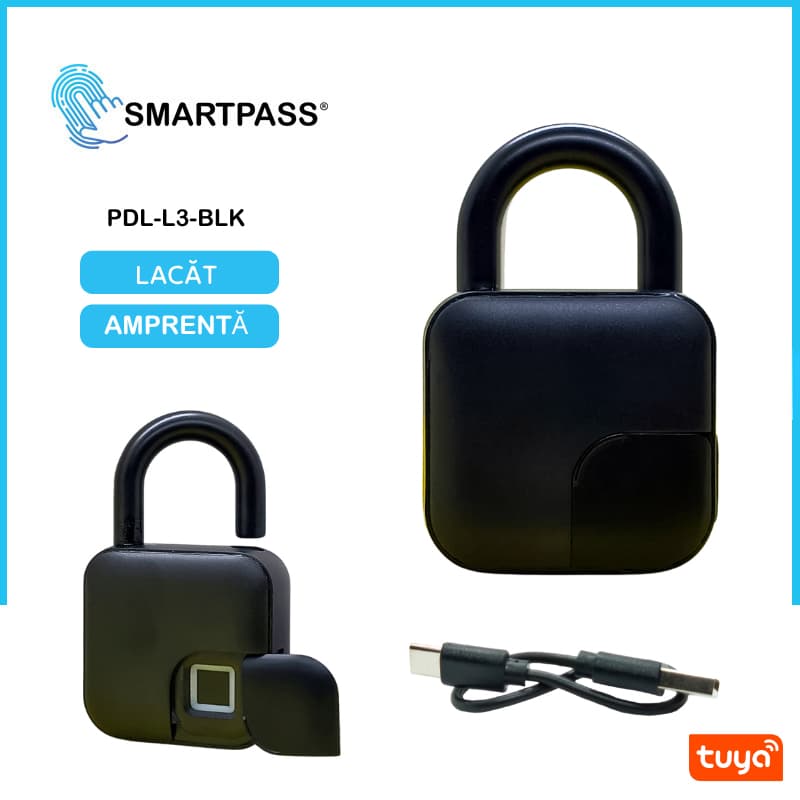 Heavy-duty fingerprint padlock