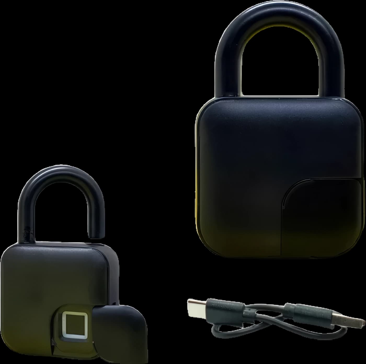 Heavy-duty fingerprint padlock