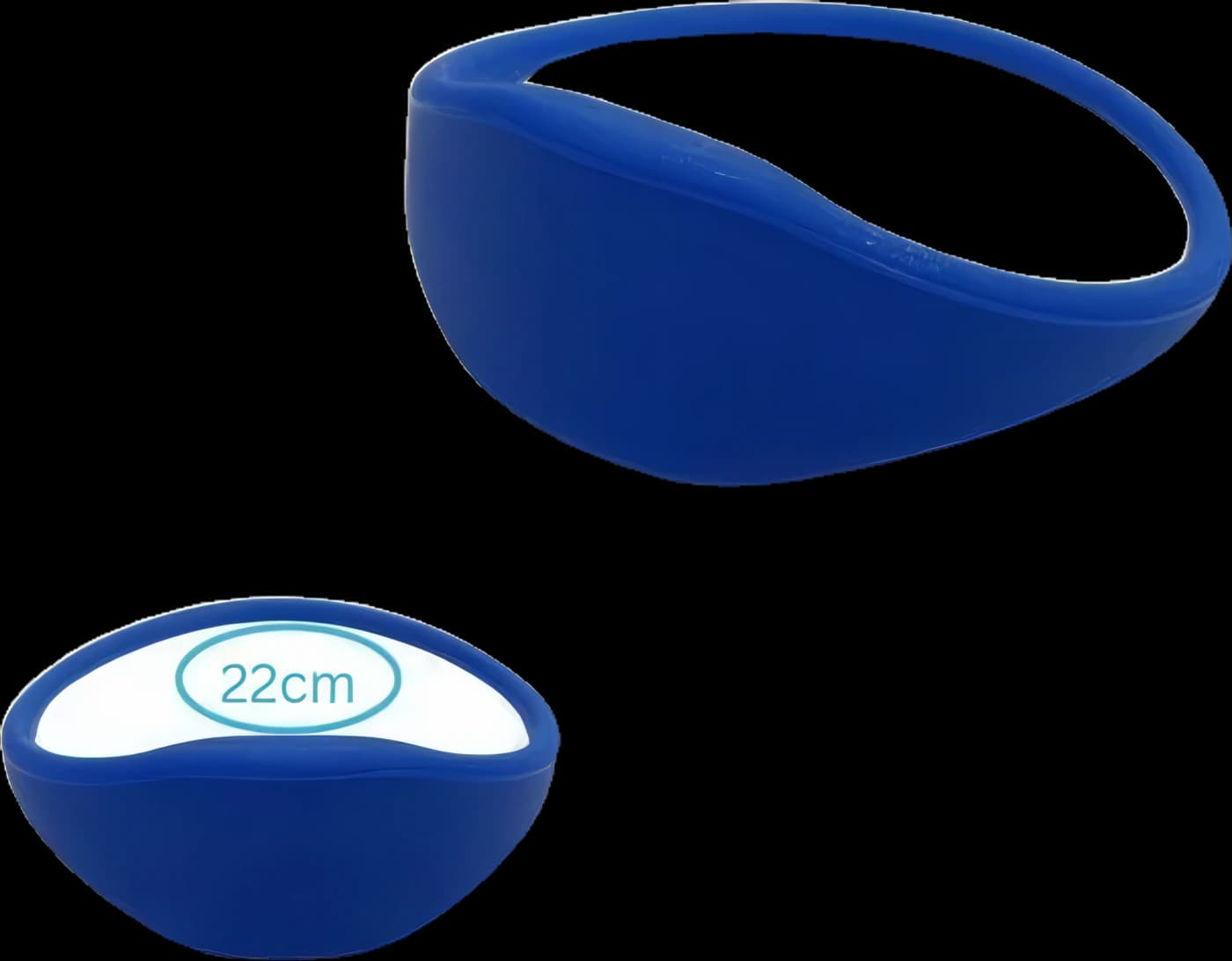 Brățară SLIM pentru încuietoare electronică de mobilă RFID, 125 KHz, albastru