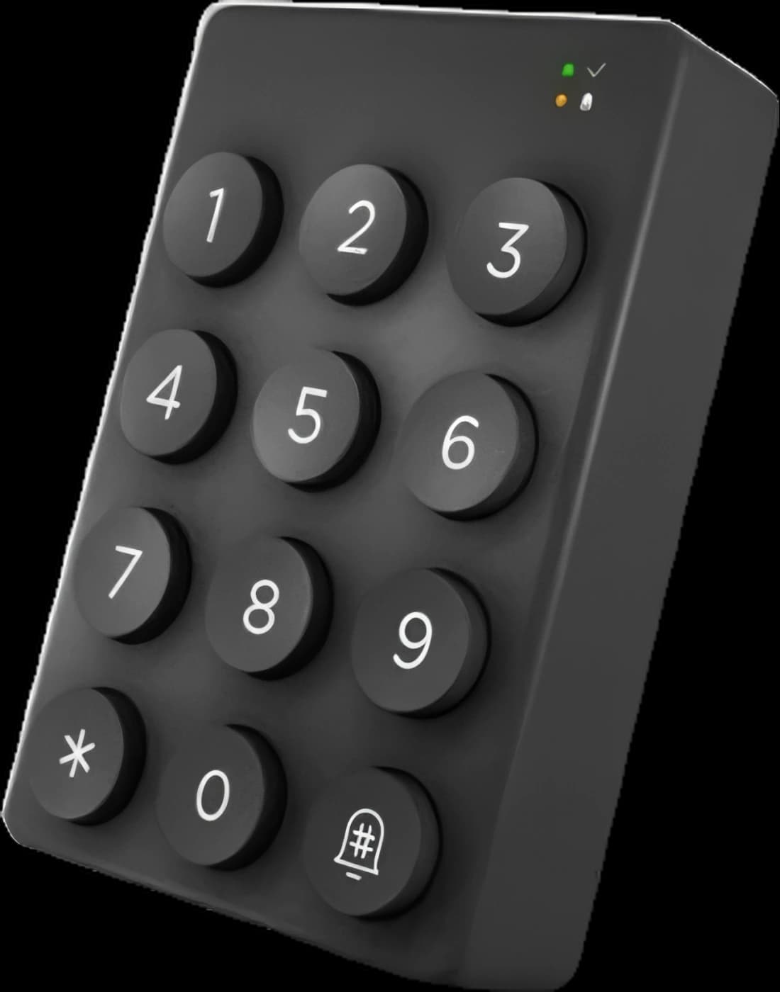 Keypad for smart locks, wireless, black