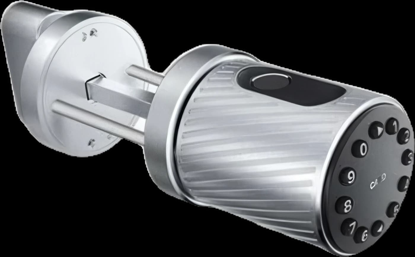 MIAMI SILVER încuietoare smart cu amprentă, Bluetooth, WiFi, cod PIN, card RFID, cheie
