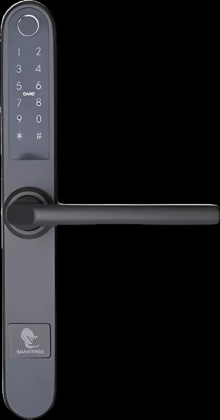 MONACO TITAN încuietoare smart cu amprentă, Bluetooth, WiFi, cod PIN, card RFID, cheie