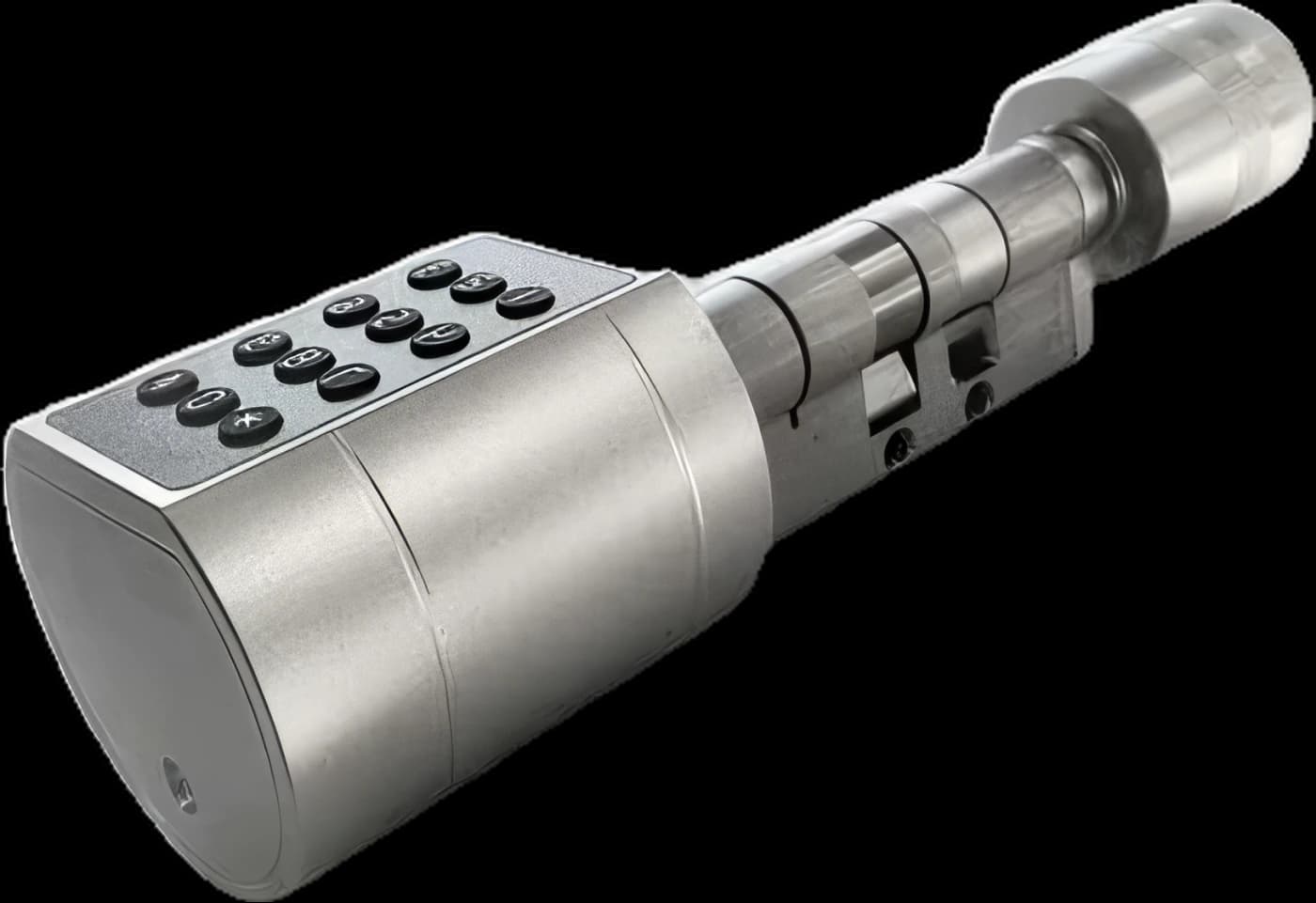 Portland 75 Silver smart lock, silver