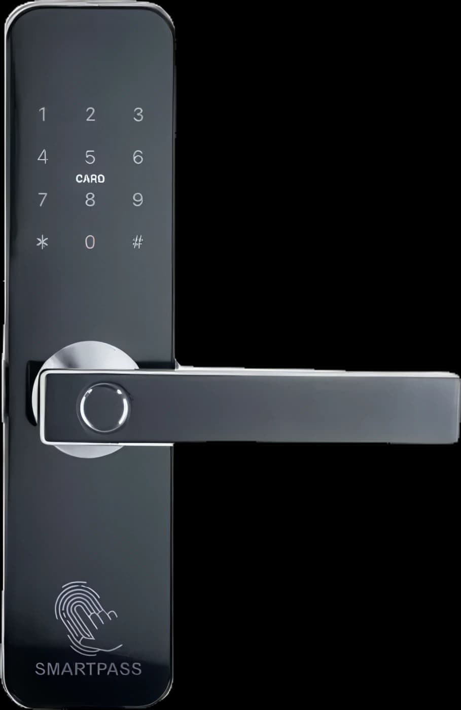 ROMA SILVER încuietoare smart cu amprentă, Bluetooth, WiFi, cod PIN, card RFID, cheie