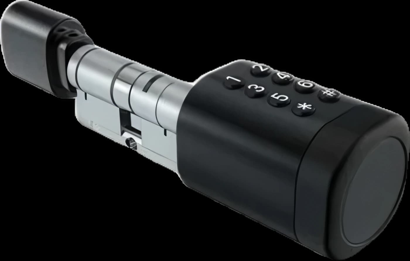 Seattle 95 Black smart lock, black