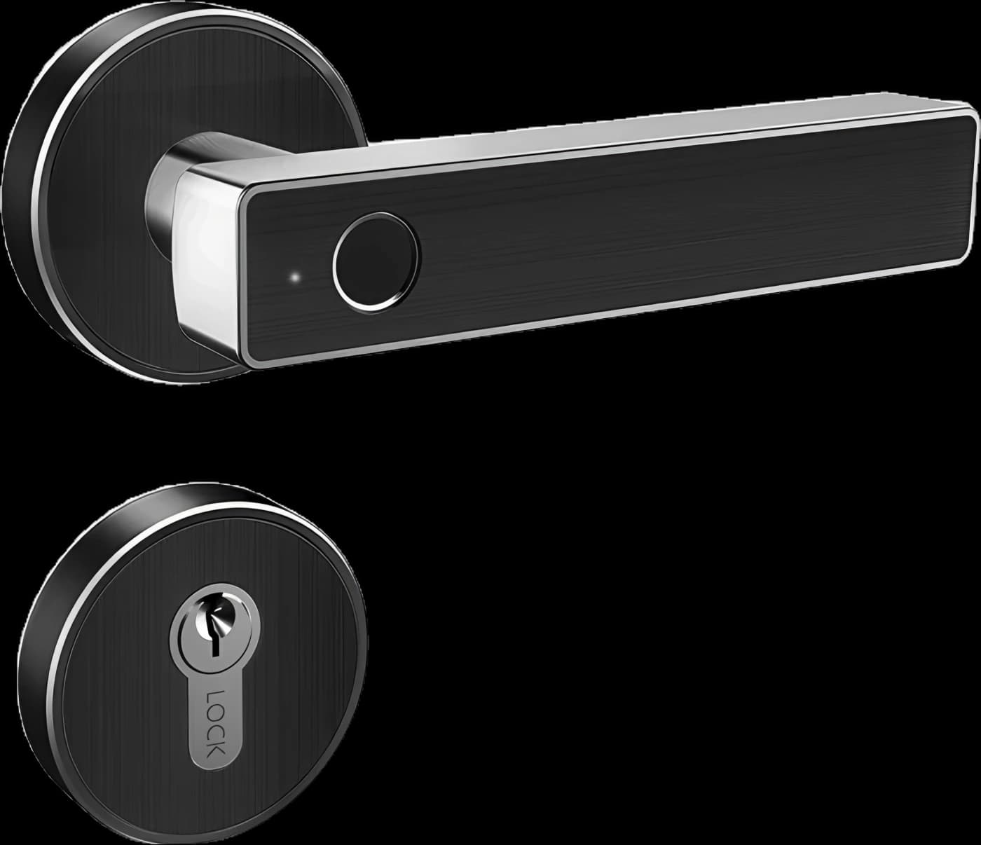 VEGAS SILVER încuietoare smart cu amprentă, Bluetooth, WiFi, cheie