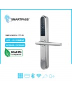 PARIS SILVER încuietoare inteligentă cu Bluetooth, WiFi, PIN, card RFID, cheie
