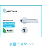 SYDNEY SILVER încuietoare smart cu amprentă, Bluetooth, WiFi, cod PIN, card RFID, cheie