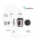 MIAMI SILVER încuietoare smart cu amprentă, Bluetooth, WiFi, cod PIN, card RFID, cheie