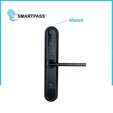 Masca metal Monaco Black, 2 buc / set