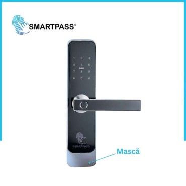 Masca metal ROMA Silver - 2 buc / set