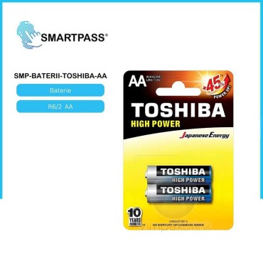 Set baterii alkaline  TOSHIBA R6/2 AA 2 buc/set