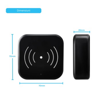 Codificator Card TTLock / TTHotel, Negru