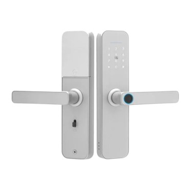 LONDON SILVER încuietoare smart cu amprentă, Bluetooth, WiFi, cod PIN, card RFID, cheie