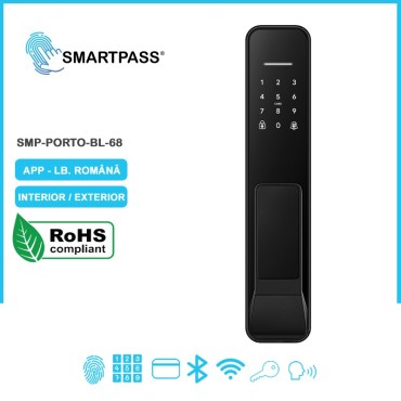 Porto 68 Black Yală Inteligentă Smartpass