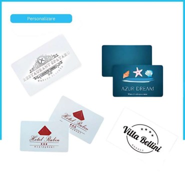 Card RFID, 125 KHz Mhz, Alb, Personalizabil