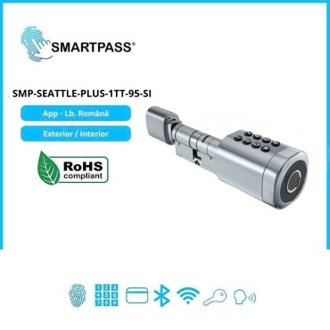 Seattle Plus 95 Silver Încuietoare Smart, Argintiu