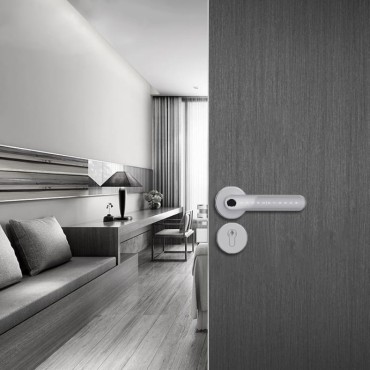 SYDNEY SILVER încuietoare smart cu amprentă, Bluetooth, WiFi, cod PIN, card RFID, cheie
